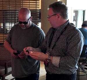 Gary Bernier and Rick Harrison from Pawnstars